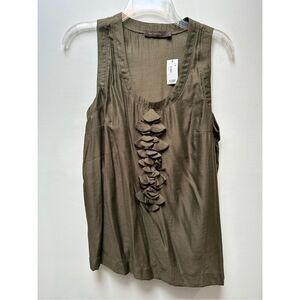 The Limited women’s army green blouse tank top size Medium NWT. #46-1914
